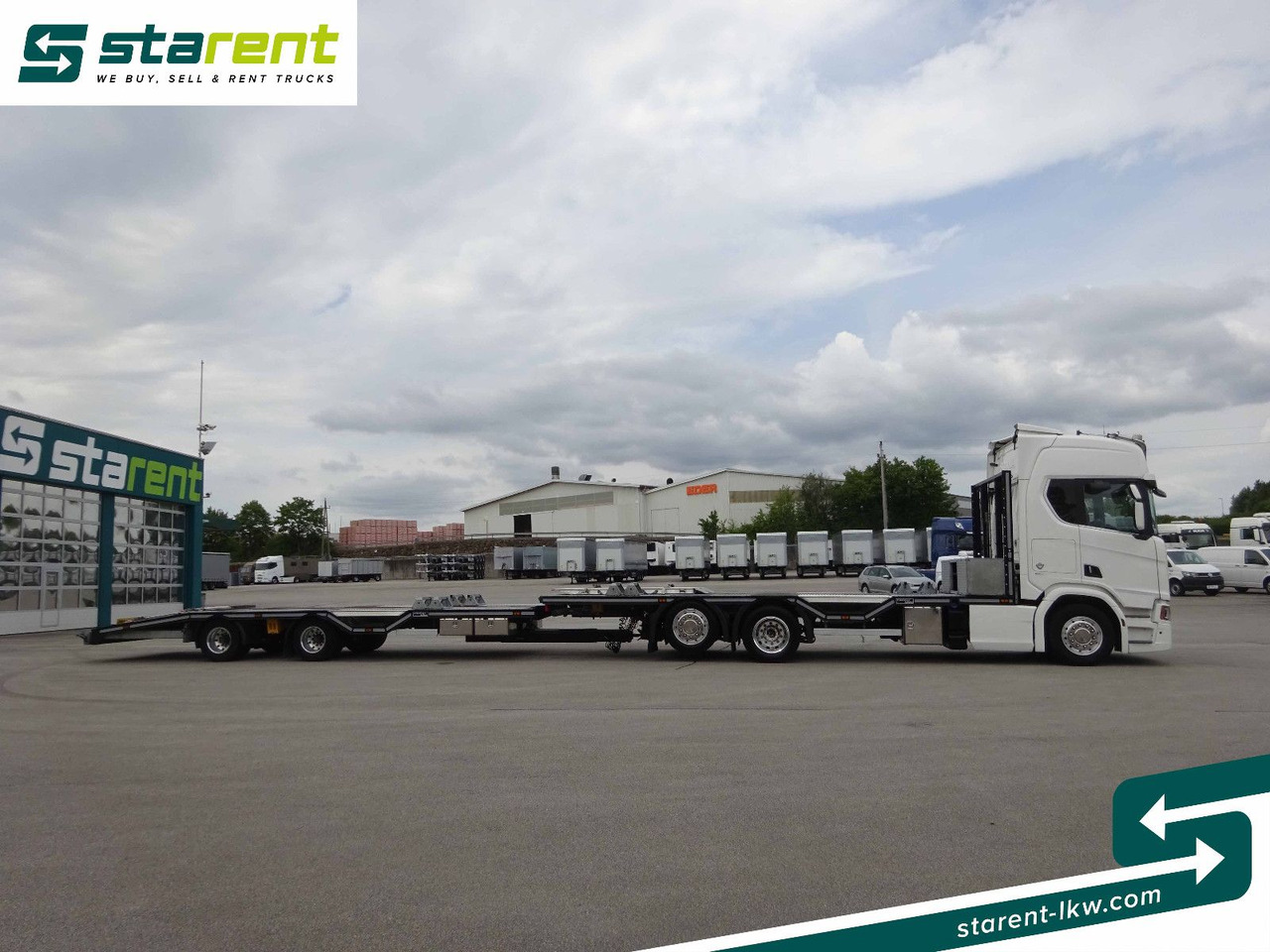 Scania R770 V8 Fahrzeugtransporter + Ziegler Anhänger - Remorqueuse: photos 4 Scania R770 V8 Fahrzeugtransporter + Ziegler Anhänger - Remorqueuse: photos 4