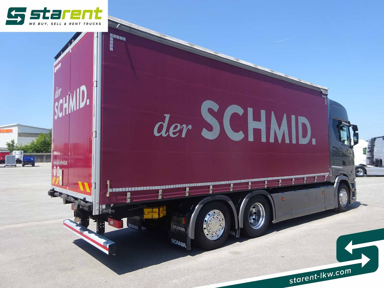 Scania S500 Planen Aufbau Schwarzmüller 6x2, Standklima - Camion à rideaux coulissants: photos 5 Scania S500 Planen Aufbau Schwarzmüller 6x2, Standklima - Camion à rideaux coulissants: photos 5