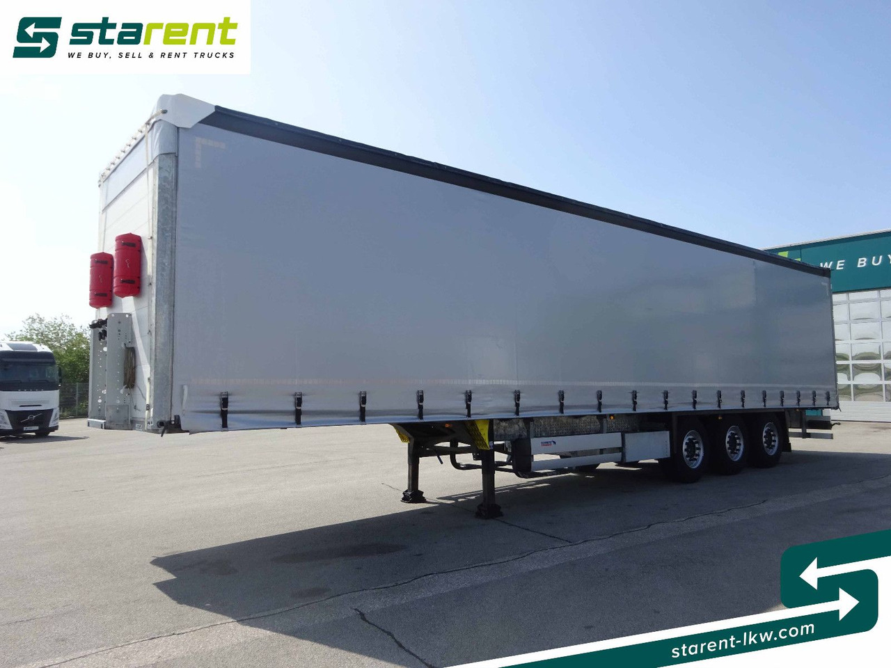 Schmitz Cargobull Neue Seiten+Dachplane, XL Zertifikat, Multilook - Semi-remorque rideaux coulissants: photos 1 Schmitz Cargobull Neue Seiten+Dachplane, XL Zertifikat, Multilook - Semi-remorque rideaux coulissants: photos 1