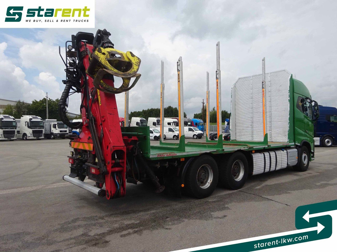 Volvo FH16 550 6x4 Holzaufbau mit Kran (Loglift 145Z) - Camion grumier, Camion grue: photos 5 Volvo FH16 550 6x4 Holzaufbau mit Kran (Loglift 145Z) - Camion grumier, Camion grue: photos 5