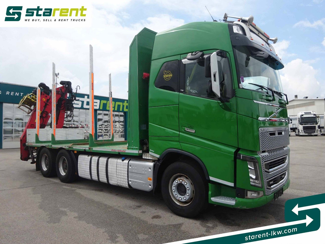 Volvo FH16 550 6x4 Holzaufbau mit Kran (Loglift 145Z) - Camion grumier, Camion grue: photos 3 Volvo FH16 550 6x4 Holzaufbau mit Kran (Loglift 145Z) - Camion grumier, Camion grue: photos 3