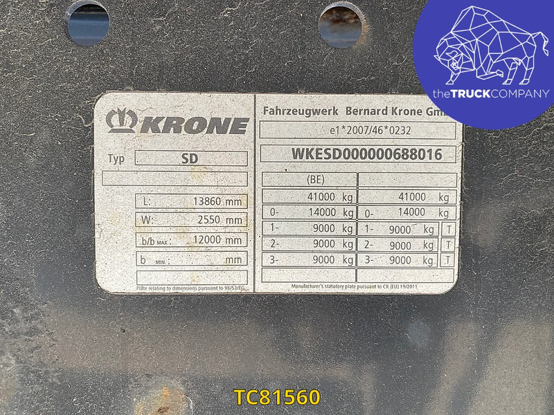 Krone Textile - Semi-remorque fourgon: photos 2 Krone Textile - Semi-remorque fourgon: photos 2
