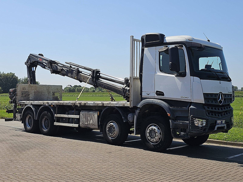 Mercedes-Benz AROCS 3240 HIABX-Hipro 232ES-5 - Camion plateau, Camion grue: photos 5 Mercedes-Benz AROCS 3240 HIABX-Hipro 232ES-5 - Camion plateau, Camion grue: photos 5