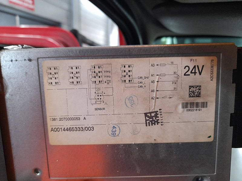 Camion à rideaux coulissants Mercedes-Benz ATEGO 818 MANUAL AIRCO LIFT: photos 16 Camion à rideaux coulissants Mercedes-Benz ATEGO 818 MANUAL AIRCO LIFT: photos 16