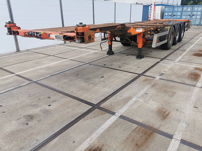 Nooteboom FT 43 03 V lift axle; BPW - Semi-remorque porte-conteneur/ Caisse mobile: photos 1 Nooteboom FT 43 03 V lift axle; BPW - Semi-remorque porte-conteneur/ Caisse mobile: photos 1