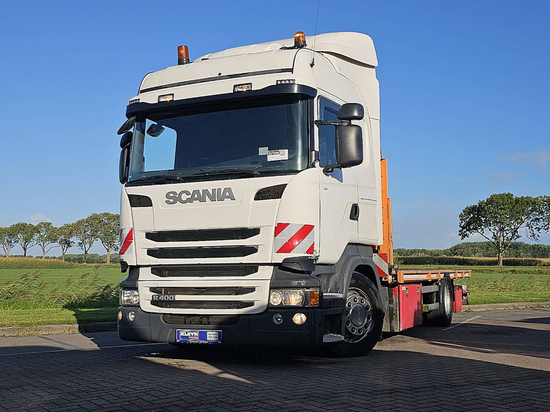 Scania R400 RETARDER TWISTLOCKS - Camion plateau: photos 1 Scania R400 RETARDER TWISTLOCKS - Camion plateau: photos 1