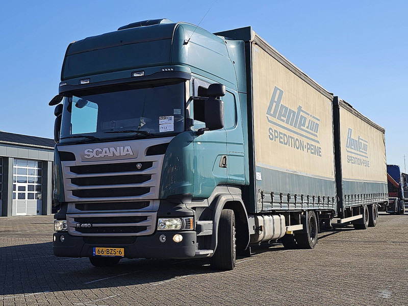 Scania R450 4X2 RETARDER COMBI - Camion à rideaux coulissants: photos 1 Scania R450 4X2 RETARDER COMBI - Camion à rideaux coulissants: photos 1