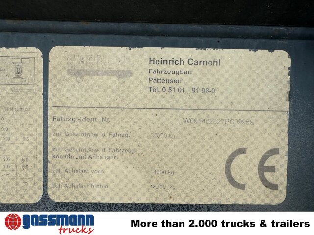 Carnehl CHKS/HH, Stahlmulde ca. 25m³ - Semi-remorque benne: photos 2 Carnehl CHKS/HH, Stahlmulde ca. 25m³ - Semi-remorque benne: photos 2