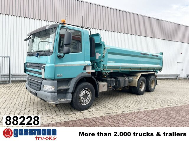 DAF CF 85.460 6x4, Bordmatik links - Camion benne: photos 1 DAF CF 85.460 6x4, Bordmatik links - Camion benne: photos 1