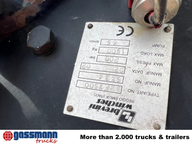 Grue auxiliaire F230AXP.25, Seilwinde, Funk, Ex-Schweizer Armee: photos 11