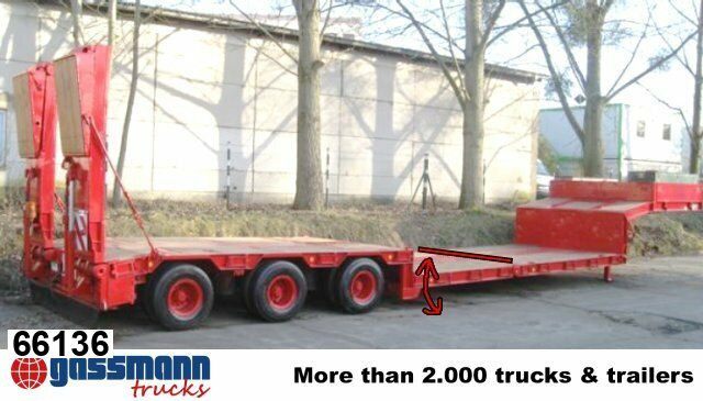 Goldhofer Goldhofer STZ-TL3-32/80 Nutzlast: 35 to., 5,85 m - Semi-remorque surbaissé: photos 1 Goldhofer Goldhofer STZ-TL3-32/80 Nutzlast: 35 to., 5,85 m - Semi-remorque surbaissé: photos 1