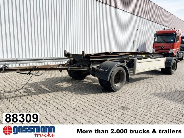 Hüffermann HSA 18.70 L Schlittenabroller - Remorque ampliroll/ Multibenne: photos 1 Hüffermann HSA 18.70 L Schlittenabroller - Remorque ampliroll/ Multibenne: photos 1