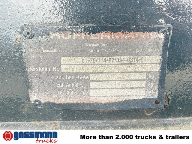 Hüffermann HSA 18.70 Schlittenabroller - Remorque ampliroll/ Multibenne: photos 3 Hüffermann HSA 18.70 Schlittenabroller - Remorque ampliroll/ Multibenne: photos 3