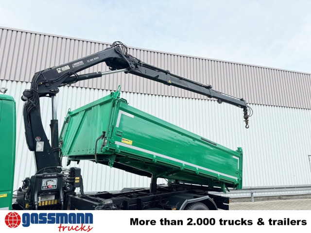Camion benne, Camion grue Iveco EuroCargo ML160E28 4x2 mit Kran Hiab XS 088 ES-2: photos 15