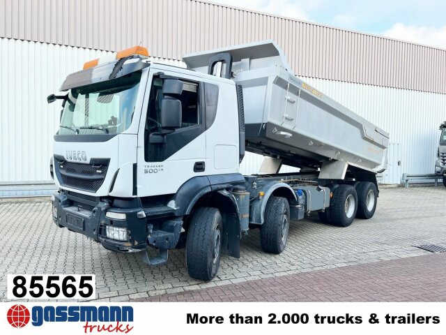 Iveco Trakker AT410T50 8x4, Stahlmulde ca. 16m³, - Camion benne: photos 1 Iveco Trakker AT410T50 8x4, Stahlmulde ca. 16m³, - Camion benne: photos 1