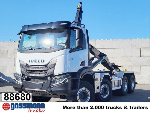Iveco X-Way 480 8x4, Motorabtrieb, Navi, Schub-Knick - Camion ampliroll: photos 1 Iveco X-Way 480 8x4, Motorabtrieb, Navi, Schub-Knick - Camion ampliroll: photos 1