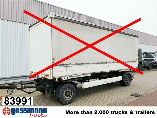 Krone AZW 18 - Remorque porte-conteneur/ Caisse mobile: photos 1 Krone AZW 18 - Remorque porte-conteneur/ Caisse mobile: photos 1