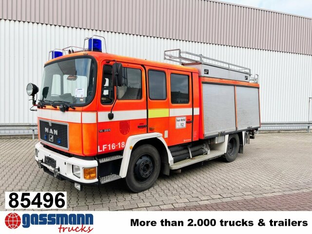 MAN 14.224 F 4x2 BB Doka, LF 16/18 - Camion de pompier: photos 1 MAN 14.224 F 4x2 BB Doka, LF 16/18 - Camion de pompier: photos 1