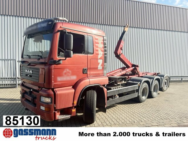MAN TGA 25.530 8x4-4 BL, Lift-/Lenkachse - Camion ampliroll: photos 1 MAN TGA 25.530 8x4-4 BL, Lift-/Lenkachse - Camion ampliroll: photos 1