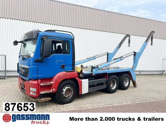 MAN TGS 26.440 6X4 BB, Tele-Absetzer - Camion multibenne: photos 1 MAN TGS 26.440 6X4 BB, Tele-Absetzer - Camion multibenne: photos 1