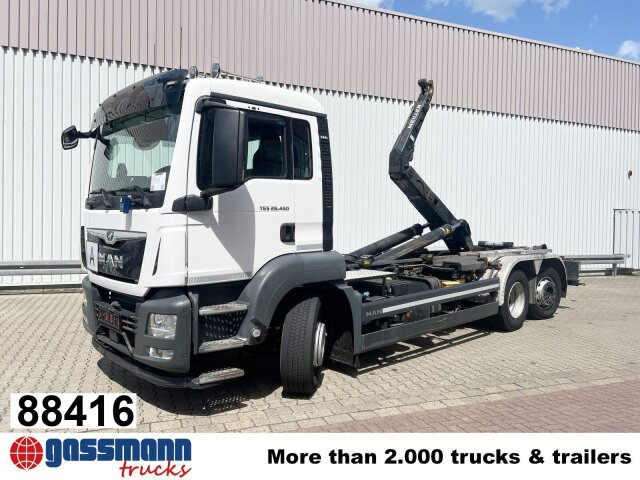 MAN TGS 26.460 6x2-4 BL, Lenk-/Liftachse, Navi - Camion ampliroll: photos 1 MAN TGS 26.460 6x2-4 BL, Lenk-/Liftachse, Navi - Camion ampliroll: photos 1