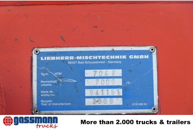 MAN TGS 26.480 6x4H-4 BL, Liebherr HTM 704, - Camion malaxeur: photos 3 MAN TGS 26.480 6x4H-4 BL, Liebherr HTM 704, - Camion malaxeur: photos 3