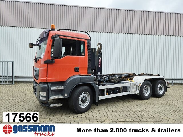 MAN TGS 26.480 6x4H-4 BL, Multilift Abroller - Camion ampliroll: photos 1 MAN TGS 26.480 6x4H-4 BL, Multilift Abroller - Camion ampliroll: photos 1