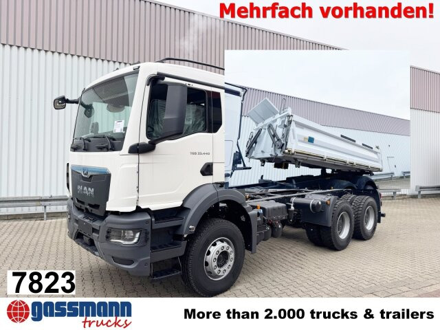 MAN TGS 33.440 6x4 BB, mehrfach vorhanden! - Camion benne: photos 1 MAN TGS 33.440 6x4 BB, mehrfach vorhanden! - Camion benne: photos 1