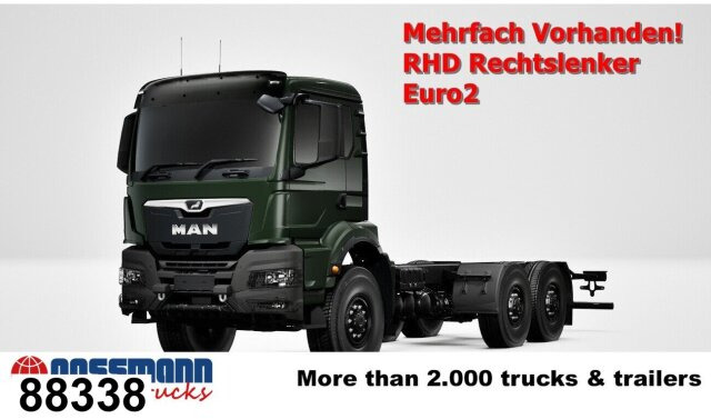 MAN TGS 33.440 6x6 BB CH RHD, Euro2, Rechtslenker, - Châssis cabine: photos 1 MAN TGS 33.440 6x6 BB CH RHD, Euro2, Rechtslenker, - Châssis cabine: photos 1