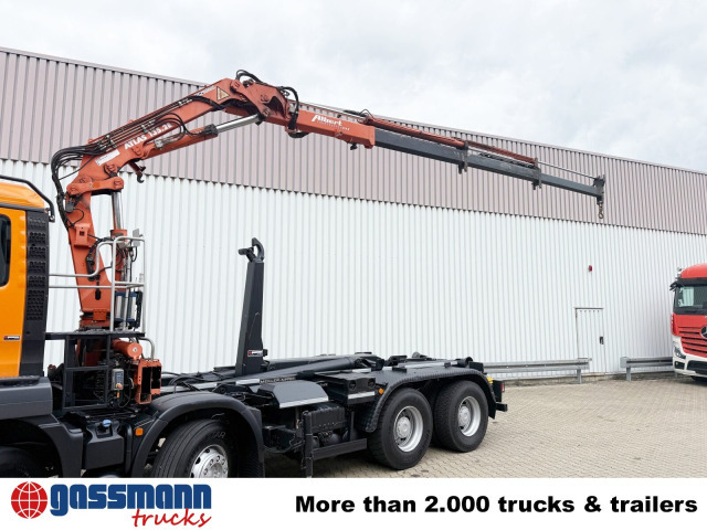 MAN TGS 35.440 8x4 BL, Meiller 19.62, Atlas Kran - Camion ampliroll, Camion grue: photos 2 MAN TGS 35.440 8x4 BL, Meiller 19.62, Atlas Kran - Camion ampliroll, Camion grue: photos 2