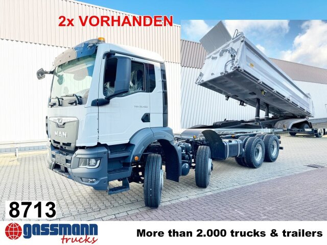 MAN TGS 35.480 8x6H BL CH, HydroDrive, Navi, Meiller - Camion benne: photos 1 MAN TGS 35.480 8x6H BL CH, HydroDrive, Navi, Meiller - Camion benne: photos 1