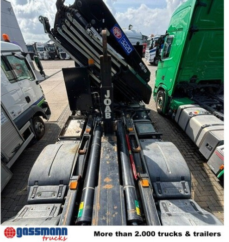 MAN TGS 35.500 8x4-4 BL, Lenk-/Liftachse, Kran HMF - Camion ampliroll, Camion grue: photos 2 MAN TGS 35.500 8x4-4 BL, Lenk-/Liftachse, Kran HMF - Camion ampliroll, Camion grue: photos 2