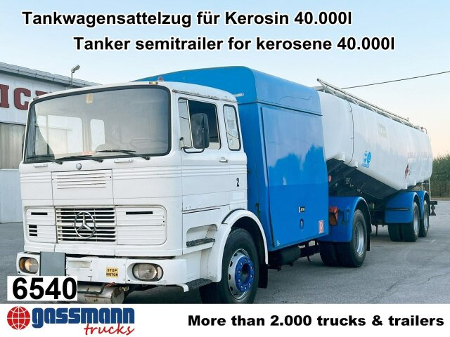 Mercedes-Benz 1923 4x2 Tankwagenzug für Kerosin 40.000l - Camion citerne: photos 1 Mercedes-Benz 1923 4x2 Tankwagenzug für Kerosin 40.000l - Camion citerne: photos 1