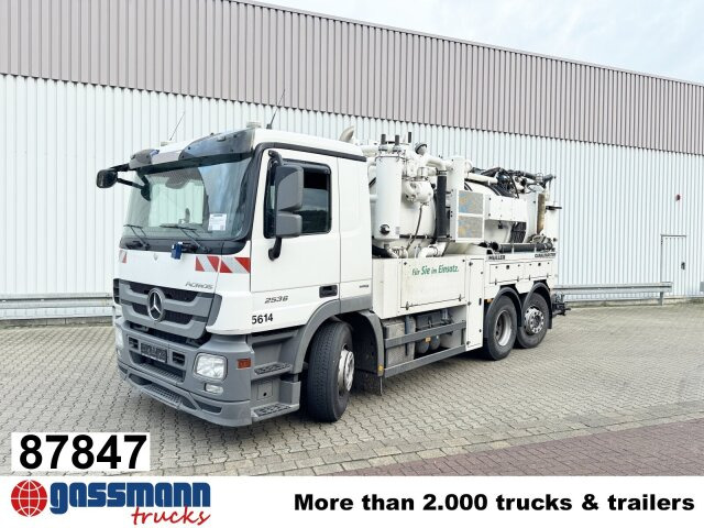 Mercedes-Benz Actros 2536 L 6x2, Müller Saug- und Spülwagen - Balayeuse de voirie: photos 1 Mercedes-Benz Actros 2536 L 6x2, Müller Saug- und Spülwagen - Balayeuse de voirie: photos 1