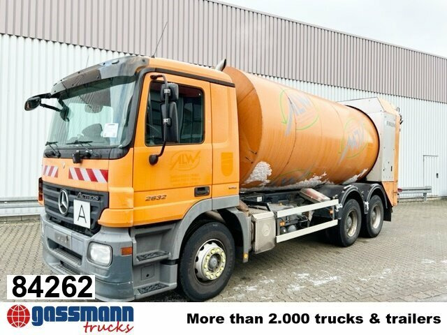 Mercedes-Benz Actros 2632/41 6x4, FAUN Rotopress 520, - Benne à ordures ménagères: photos 1 Mercedes-Benz Actros 2632/41 6x4, FAUN Rotopress 520, - Benne à ordures ménagères: photos 1