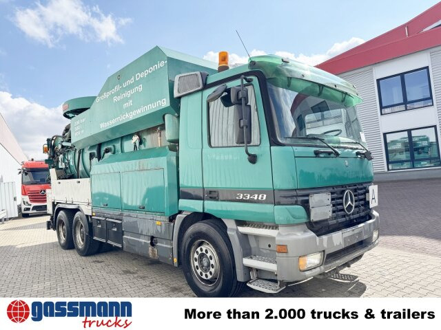 Balayeuse de voirie Mercedes-Benz Actros 3348 6x4, V8, Kroll Saug-/Spülwagen ca.: photos 9