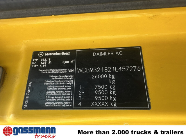 Mercedes-Benz Actros 3348 AK 6x6, Bordmatik links - Camion benne: photos 4 Mercedes-Benz Actros 3348 AK 6x6, Bordmatik links - Camion benne: photos 4