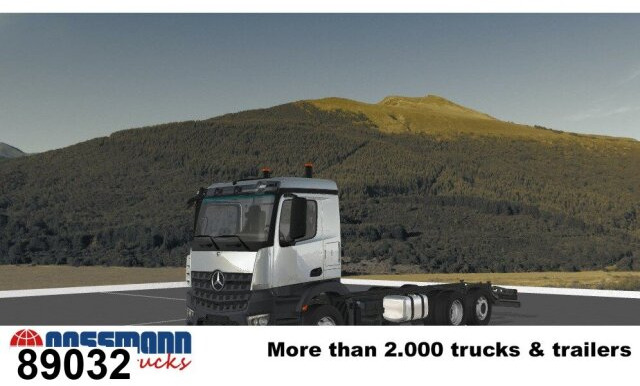 Mercedes-Benz Arocs 2553 L 6x2, Lenk-/liftachse, Navi, - Châssis cabine: photos 1 Mercedes-Benz Arocs 2553 L 6x2, Lenk-/liftachse, Navi, - Châssis cabine: photos 1