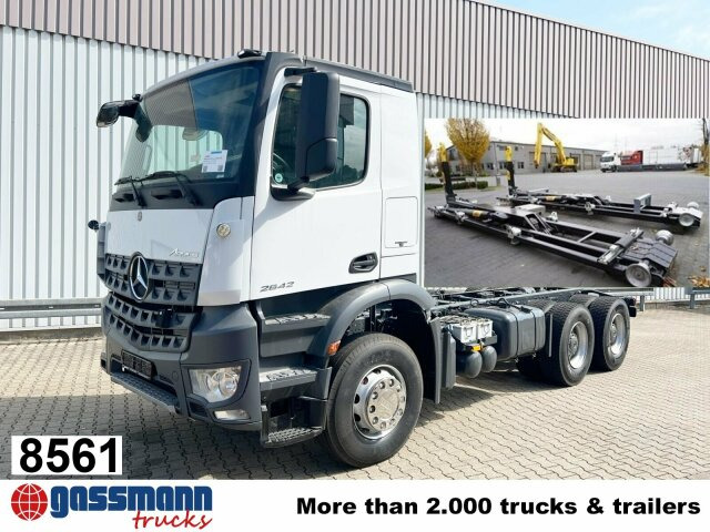 Mercedes-Benz Arocs 2642 K 6x4/33 , Retarder, Motorabtrieb - Camion ampliroll: photos 1 Mercedes-Benz Arocs 2642 K 6x4/33 , Retarder, Motorabtrieb - Camion ampliroll: photos 1