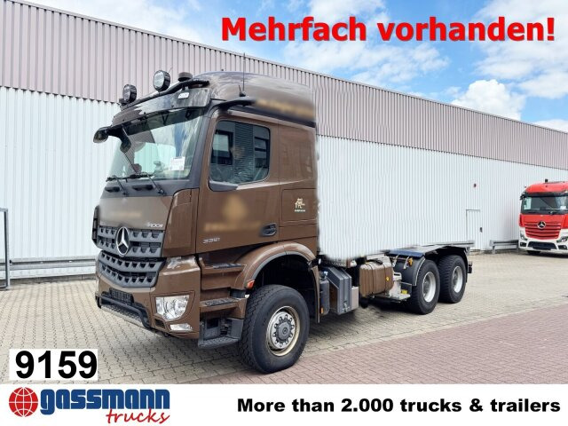 Mercedes-Benz Arocs 3351 LS 6x6, Grounder, MirrorCam, Navi - Châssis cabine: photos 1 Mercedes-Benz Arocs 3351 LS 6x6, Grounder, MirrorCam, Navi - Châssis cabine: photos 1