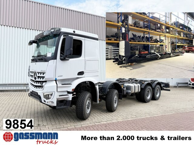 Mercedes-Benz Arocs 4151 AK 8x8/4, Hiab Abrollanlage Ultima - Camion ampliroll: photos 1 Mercedes-Benz Arocs 4151 AK 8x8/4, Hiab Abrollanlage Ultima - Camion ampliroll: photos 1