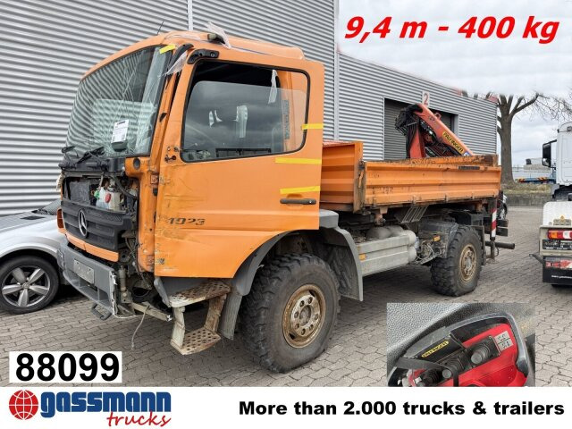 Mercedes-Benz Atego 1023 A 4x4, Einzelbereifung, Heckkran - Châssis cabine, Camion grue: photos 1 Mercedes-Benz Atego 1023 A 4x4, Einzelbereifung, Heckkran - Châssis cabine, Camion grue: photos 1