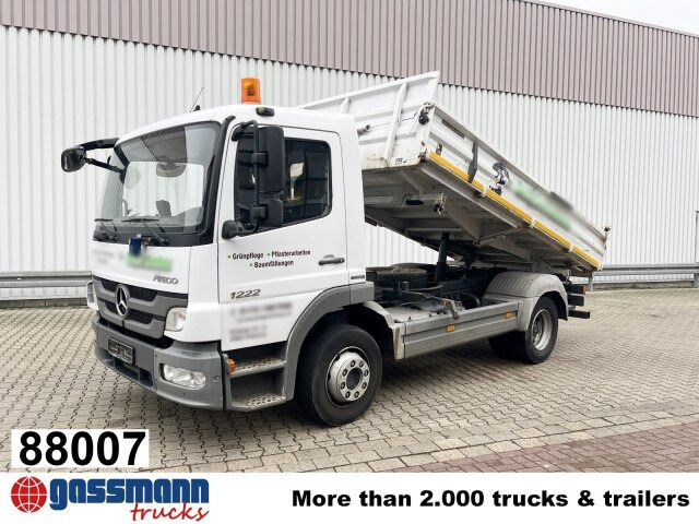 Mercedes-Benz Atego 1222 K 4x2, 2x AHK - Camion benne: photos 1 Mercedes-Benz Atego 1222 K 4x2, 2x AHK - Camion benne: photos 1