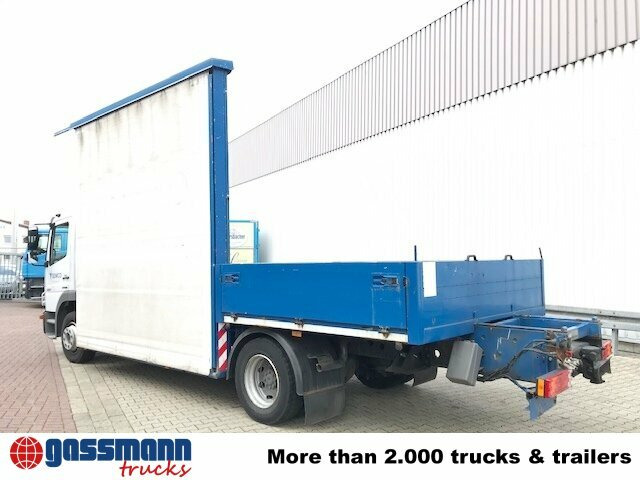 Camion plateau, Camion grue Mercedes-Benz Atego 1224 L 4x2 Glastransporter, gegen Aufpreis: photos 13