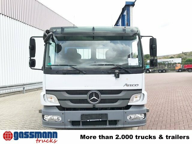 Camion plateau, Camion grue Mercedes-Benz Atego 1224 L 4x2 Glastransporter, gegen Aufpreis: photos 9