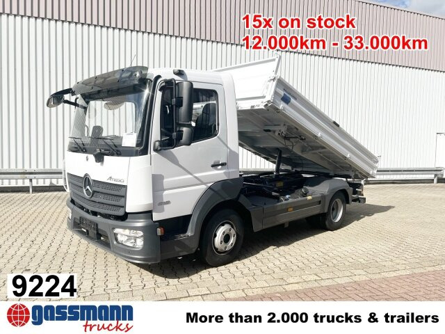 Mercedes-Benz Atego 818/23 K 4x2, 2x AHK, Meiller-Kipper, - Camion benne: photos 1 Mercedes-Benz Atego 818/23 K 4x2, 2x AHK, Meiller-Kipper, - Camion benne: photos 1
