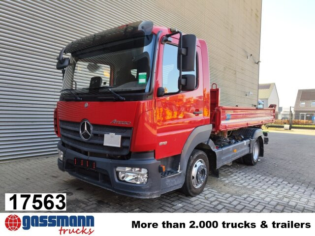 Mercedes-Benz Atego 818 K 4x2, Meiller-Kipper, 2 x AHK - Camion benne: photos 1 Mercedes-Benz Atego 818 K 4x2, Meiller-Kipper, 2 x AHK - Camion benne: photos 1