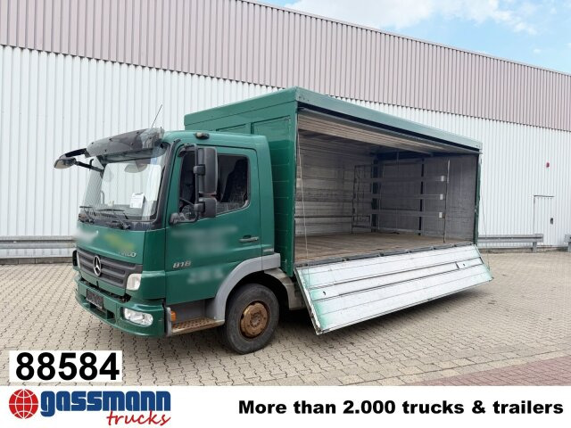 Mercedes-Benz Atego 818 L 4x2, Getränkekoffer, 2x AHK - Camion fourgon: photos 1 Mercedes-Benz Atego 818 L 4x2, Getränkekoffer, 2x AHK - Camion fourgon: photos 1