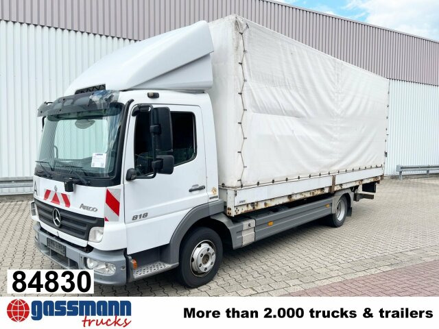 Mercedes-Benz Atego 818 L 4x2 mit LBW BÄR - Camion plateau: photos 1 Mercedes-Benz Atego 818 L 4x2 mit LBW BÄR - Camion plateau: photos 1