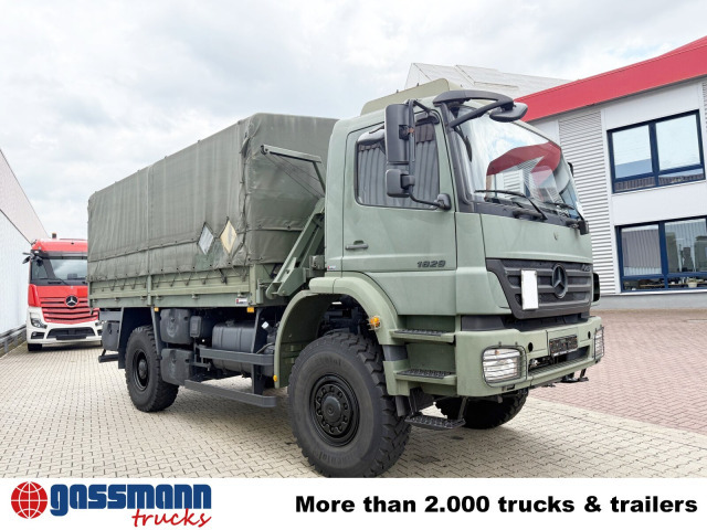 Camion plateau Mercedes-Benz Axor 1829 A 4x4, Ex-: photos 9